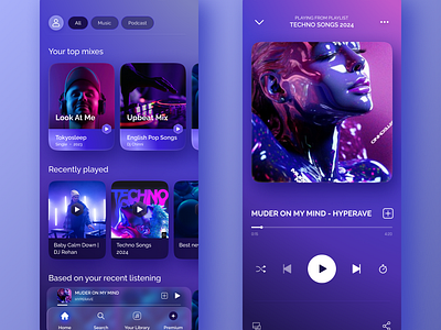 Spotify Redesigned music redesigned spotyfy ui uidesign