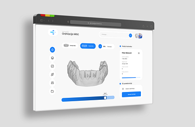 Dentist software / invisible braces animation design graphic design logo motion graphics ui