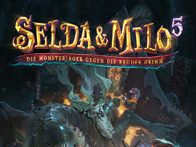 Fantasy Game Logo - Selda & Milo ✨ book cover logo crypto logo for hire game logo game logos logo designer mobile game logo nft logo web3 logo
