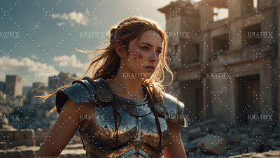 Greek Warrior Princess 12 ancient animation anime architecture armour artwork battle character design design digital art fan art fantasy fantasy art graphic design illustration princess war warrior