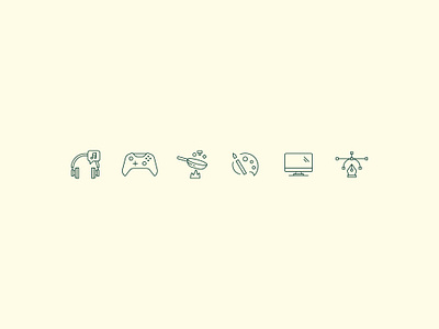 Icons icon illustration minimalistic outline