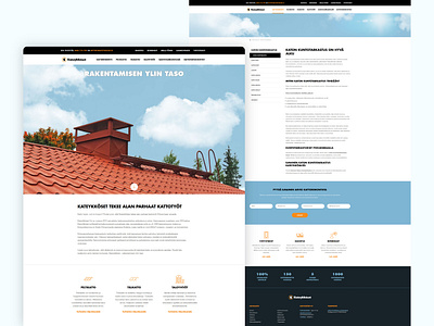 Roofing Service - Web Design company roofing ui ux web design
