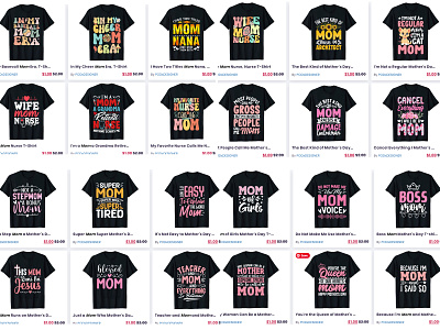 Mom T-Shirt Design Bundle, Vintage T-Shirt Design. bulk t shirt design custom t shirt design custom tshirt mama t shirt design mom t shirt mother t shirt design t shirt t shirt design t shirt design photoshop trendy shirt trendy t shirt design typography t shirt vintage t shirt design