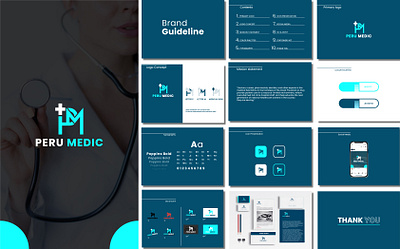 Logo 3d branding graphic design logo medical logo minimal logo pm logo typography logo ui