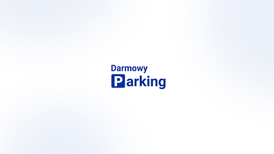 Darmowy parking - logo design for parking finder branding graphic design ilustrator logo logotype ui vector
