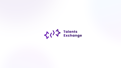 Talents exchange - logotype for IT-jobs noticeboard branding graphic design ilustrator it logo logotype noticeboard ui vector