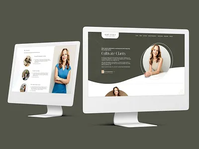 Aesthetic Personal Feminine Website Design aesthetic branding design feminine figma graphic design modern trendy ui ux web web design website website design wordpress