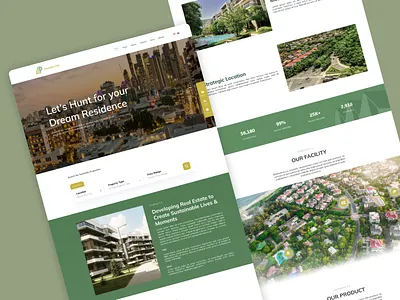 Real Estate Website Design housing pitch property real estate ui website