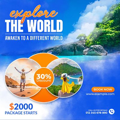 ✈️ Spark Wanderlust with Customized Designs for Travel Agencies branding graphic design logo poster poster design social media