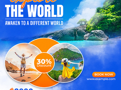 ✈️ Spark Wanderlust with Customized Designs for Travel Agencies branding graphic design logo poster poster design social media