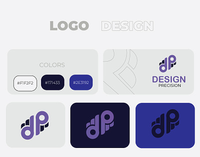 d-p LOGO DESIGN 3d animation branding graphic design logo ui
