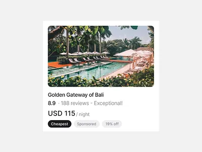 Card app app design design holidays hotel interface map navigation ui ux