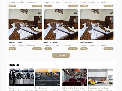 Hotel Minh Châu figma ui website
