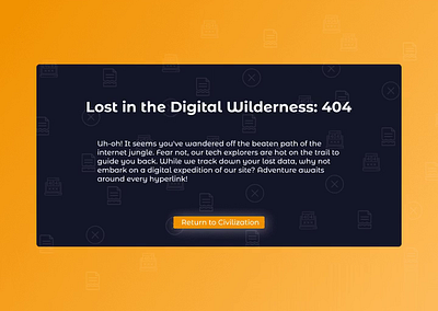 404 Error: Lost in the Digital Maze 🌐 404 404 error design error error page illustration ui