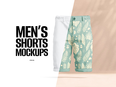 Men's Shorts Mockups surfing