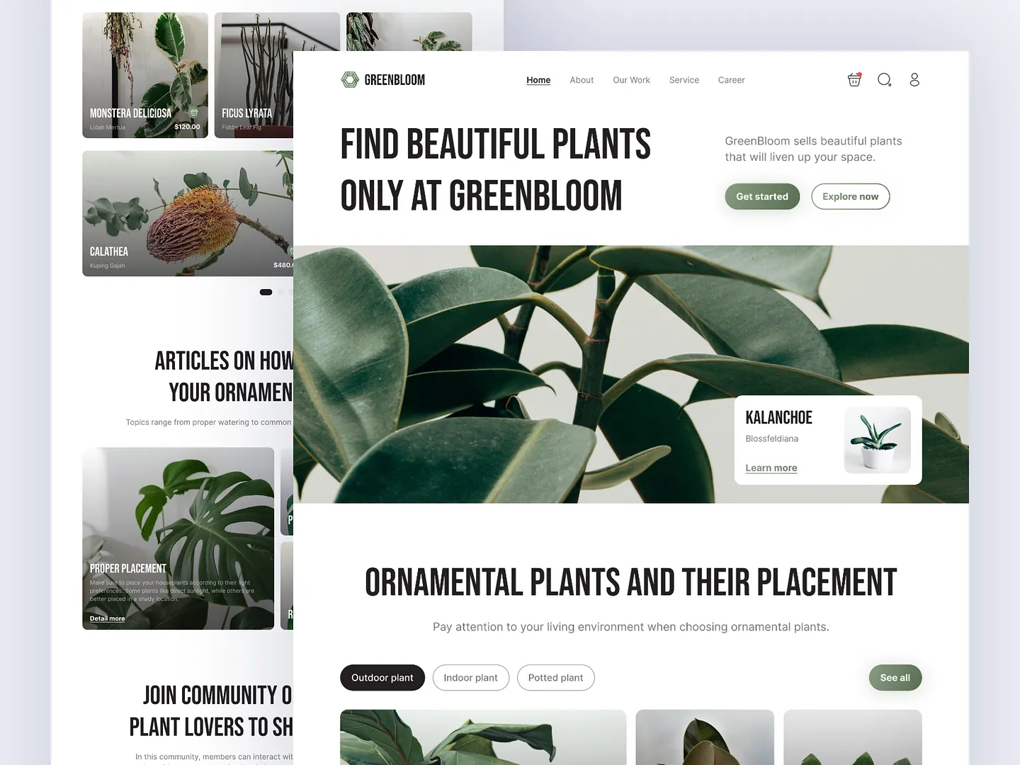 Stunning Garden Center Website Design for GreenBloom