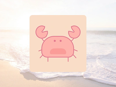 Crab illustration :) design graphic design illustration ui ux web webdesign