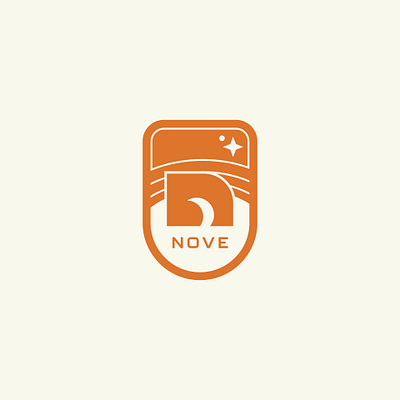 Team Nove badge branding logo space