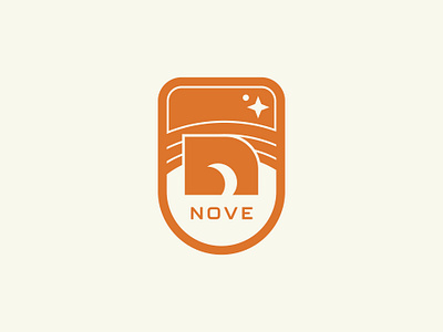 Team Nove badge branding logo space