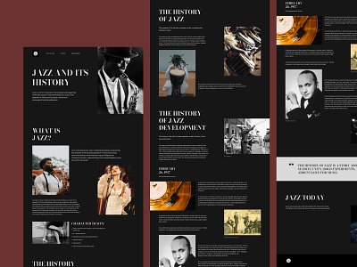 Longread | Jazz and everything about it concept design longread ui ux web webdesign