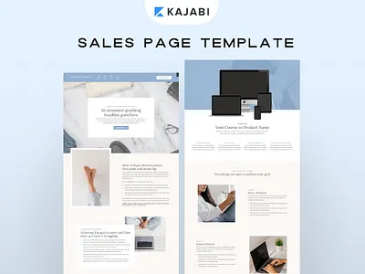 Kajabi Sales Page Template custom kajabi templates kajabi customizable kajabi design kajabi landing page kajabi pipeline kajabi sales page template kajabi template kajabi templates kajabi theme kajabi webinar landing page landing page template online course online course template sales funnel sales funnel template