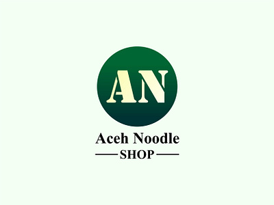 Logo Aceh Noodle Shop aceh design green logo noodle shop yellow