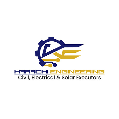 ELECTRICAL & SOLAR LOGO branding graphic design logo