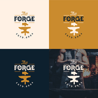 The Forge - Concept Logo Design branding creative design design elegant minimalist modern typography