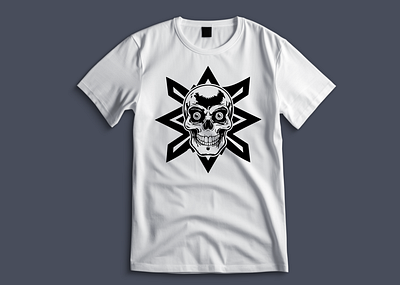 Skull T-shirt Design design graphic design illustration logo logo design t shirt design typography design vector