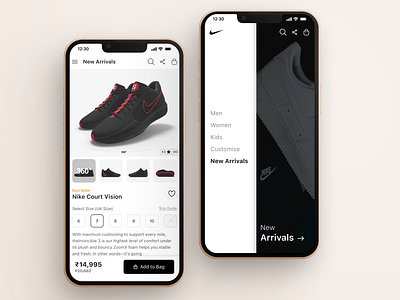 Product Details Page (Shoe) 3d app design ecommerce figma mobile product product details page ui ux