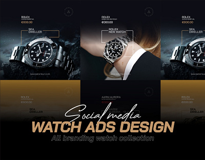 Watch Ads Design ads design banner design branding watch ads design facebook banner design gadget ads gadget ads design instgram ads design product ads design rolex watch ads design social banner design social media ads watch ads