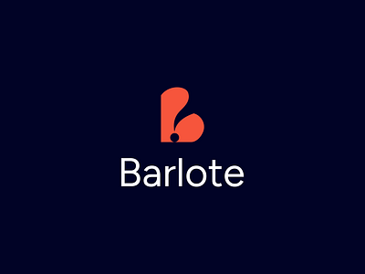 Barlote b brand identity logo