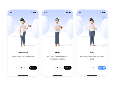 Onboarding screens for iOS app design ios onboarding ui ux