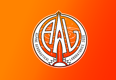 Alpine Aeronautics Logo graphic design logo