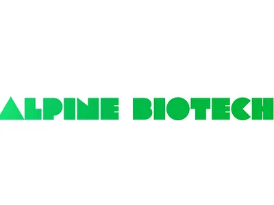 Alpine Biotech Logotype graphic design logo
