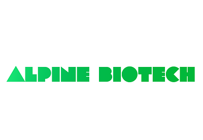 Alpine Biotech Logotype graphic design logo