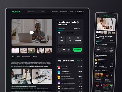 Fundraising web page contribution crowdfounding design donation donations fund fundraising funds help page ui ux web website