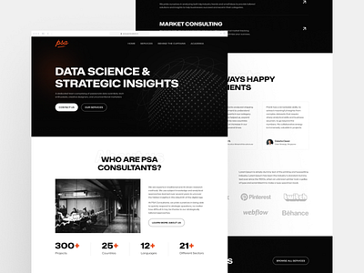 Web Design for data science technologies. UX/UI - Figma figma landing ui ux uxui web design webdesign website