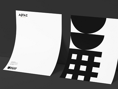 Agraz Catering letterhead. branding graphic design logo