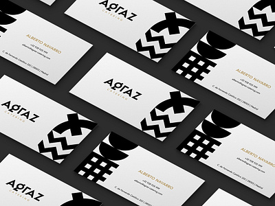 Agraz Catering business cards. branding graphic design logo