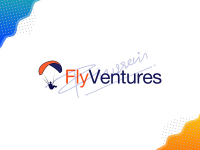 Fly Ventures Paramotoring adds an enchanting touch branding design graphic design icon illustration logo typography