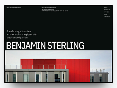 Sterling Design Studios - Website Design architecture branding design graphic design landing page ui web design website
