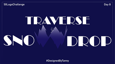 Traverse Snowdrop branding graphic design logo