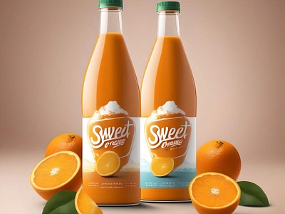 Sweet Orange 🍊 branding design graphic design illustration logo