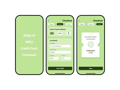 Daily UI #002 Credit Card Checkout creditcardcheckout dailyui dailyui003 dailyuichallenge uiux userinterface