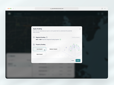 Apply Grading modal b2b dashboard grade grading modal product design saas ui ux uxdesign webapp