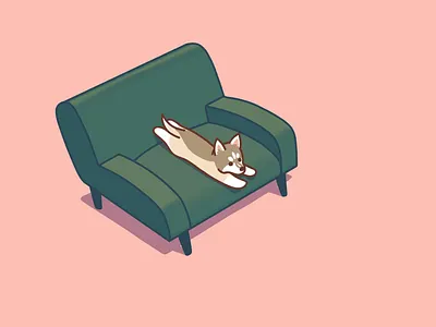 Sliding animation illustration