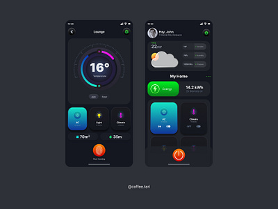 AC app - Weathify app mobile ui ux