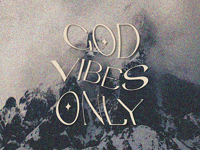 PCM Design Challenge | God Vibes Only art artwork church design design challenge graphic design pcmchallenge prochurchmedia social media typography