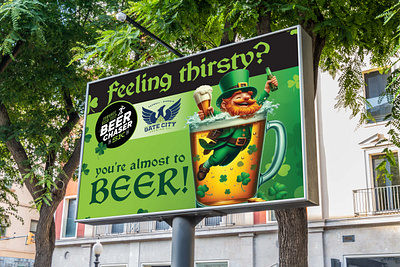 Beerchaser 2024 Station Signs Graphic Design adobe indesign ai artificial intelligence branding designer graphic design logo